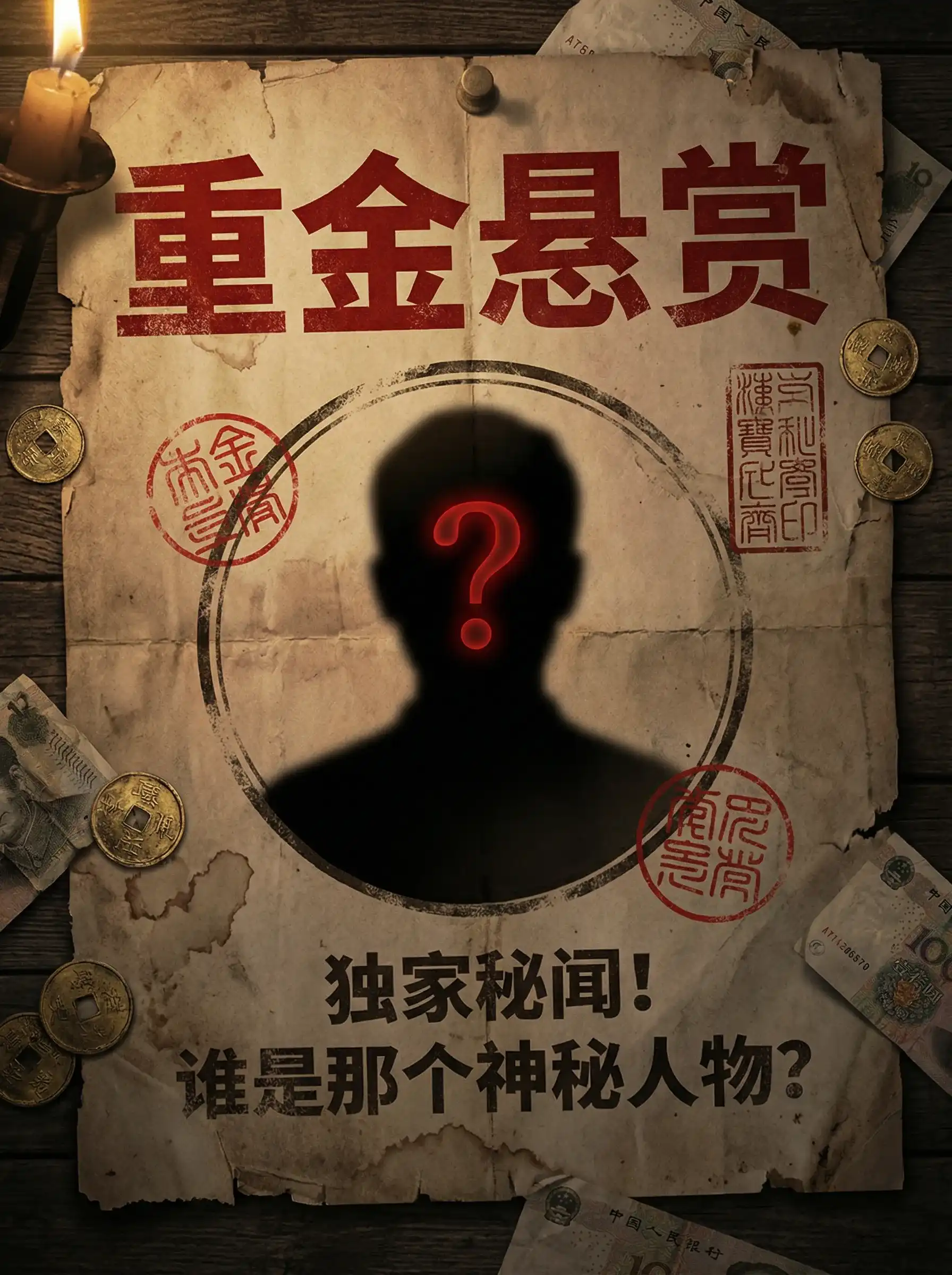 重口味 - 重金悬赏线索征集令